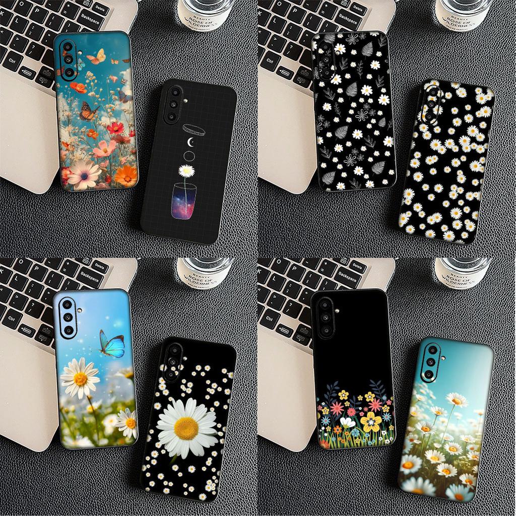 Для Apple iPhone 17 16 Plus 13 12 Pro Max Mini X XR Xs ProMax 16E 15+ 17+ Air Чехол для телефона Свежий Цветок Маленькой Ромашки Подсолнух