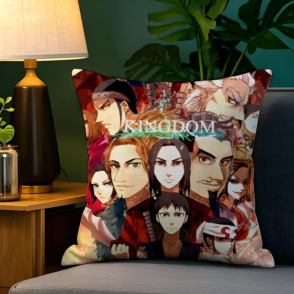Comic Cartoon Kingdom KKingudamu Pillow Case Natural Linen Pillow Case DoubleSided Decor Sofa Pillowcase Home Decor