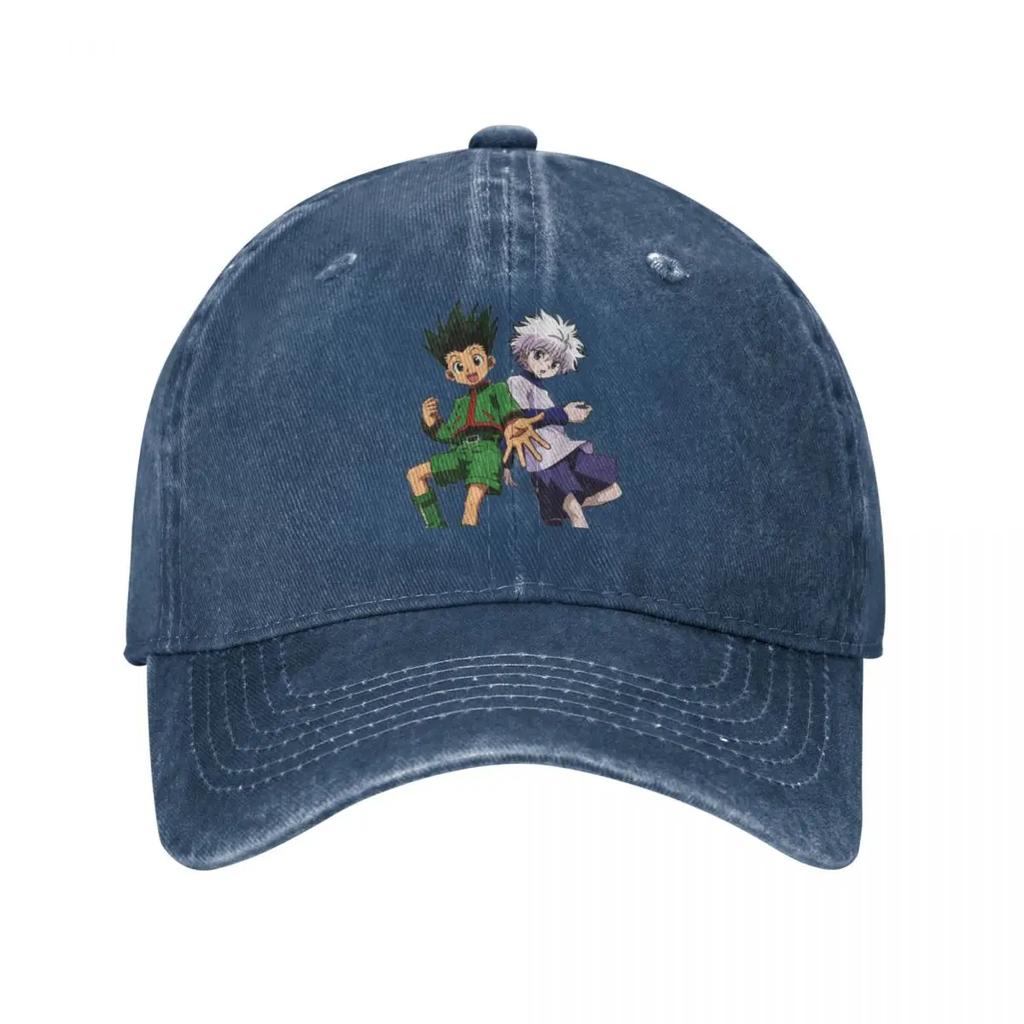 Бейсболка Snapback Бейсбольная кепка Папа Hunter X Hunter Аниме Кепка Весна Осень Хип-Хоп Кепка Gorras
