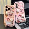 Милый брелок-зажим Кэти подходит для чехла мобильного телефона Apple 17PROMAX, чехла мобильного телефона Huawei Honor.