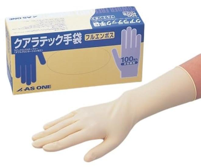 Qualatec Gloves Full Emboss Powder Free S 100 Sheets X 10 Boxes [AS ONE] 1-8448-43