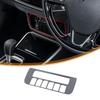 ABS Carbon fiber Console Air condition Panel Trim For Mitsubishi Outlander 19-22