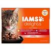 IAMS Delights multibox Saveurs de la Terre en sauce (Land Collection) - Toutes Races - 12x85 g - Pour chat adulte