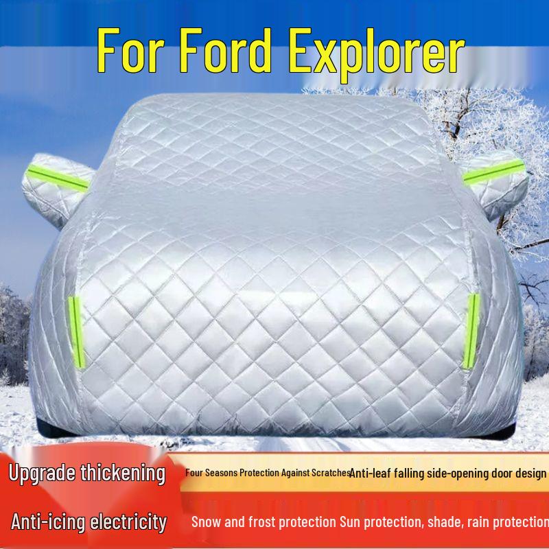Чехол для 7-местного внедорожника Ford Explorer: Защита от солнца, дождя, снега, мороза и града для 25 моделей