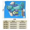 Monsters University Sully Mike Cartoon Fleece Blankets Monsters Inc Customized Throw Blanket for Home Hotel Sofa  Bedspreads,