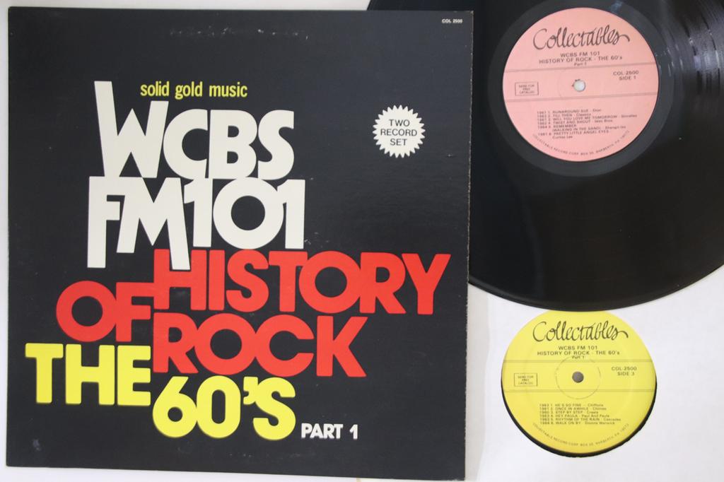 LP Record VARIOUS - Wcbs Fm101 History Of Rock - The 60 COL2500 COLLECTABLES US Rock Used