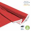 Outdoor Dekostoffe Oxford - Motiv Weiße Punkte Auf Rotem