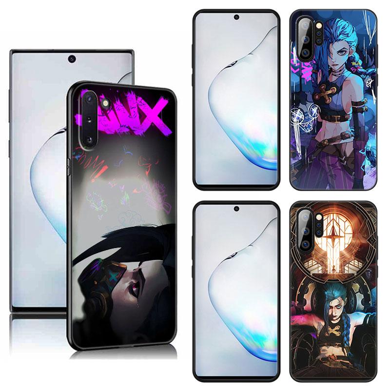 Arcane Jinx Anime Case For Samsung M30 M31 S Note 10 Lite 20 M04 M13 M32 M14 M23 M33 M34 M42 M52 M53 M54 5G M11 M12 M21 M22 M51