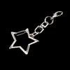 10Pcs Multi Styles Spring Snap Keychain 360 Rotate Star Shaped Clasp  DIY Jewelry Making