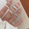 Коллекция женских винтажных регулируемых колец на мизинец - Высококлассные, штабелируемые, в холодном стиле