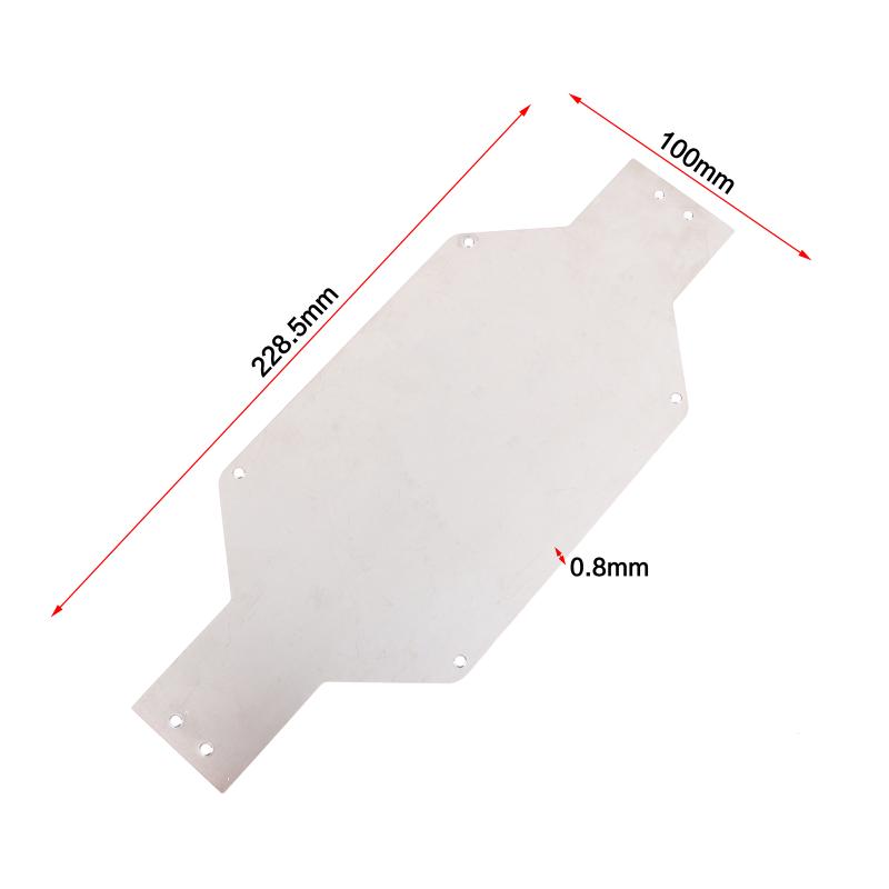 For Mjx 14301 14302 14303 14304 Hyper Go 1/14 Rc Car Stainless Steel Chassis For Armored Vehicles Upgraded Parts Accessories