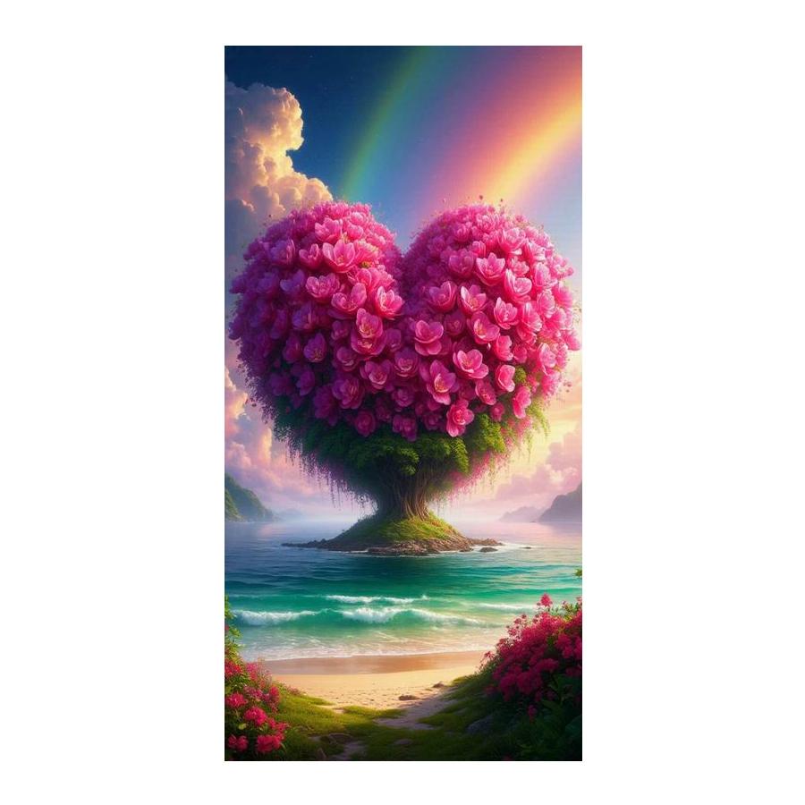 Diy Diamond Mosaic Love Tree Landscape Large Size Diamonds Painting Full Drill Rhinestone Embroidery Jewelry Cross Stitch Kits Wall Decor