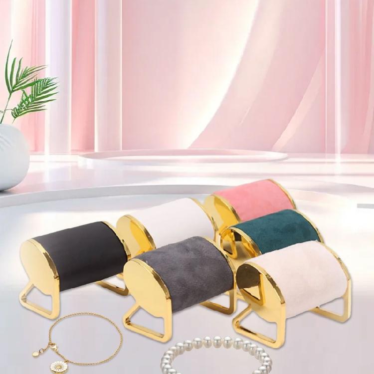 Elegant Jewelry Storage Holder Bracelet Holder Bracelet Display Stand Jewelry Storage Rack Bracelet Stand Metal Texture