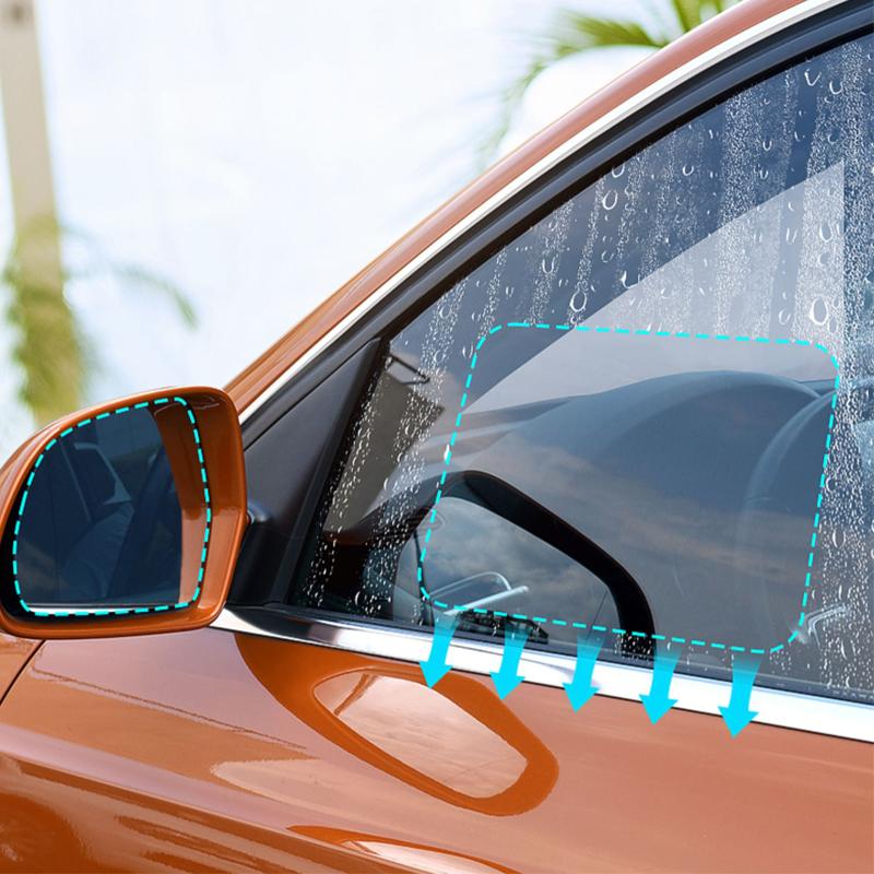 Chery Tiggo 8 Pro Автомобильное зеркало заднего вида непромокаемая пленка для оконного стекла противотуманные водонепроницаемые наклейки дождливый день безопасное вождение 4 шт.