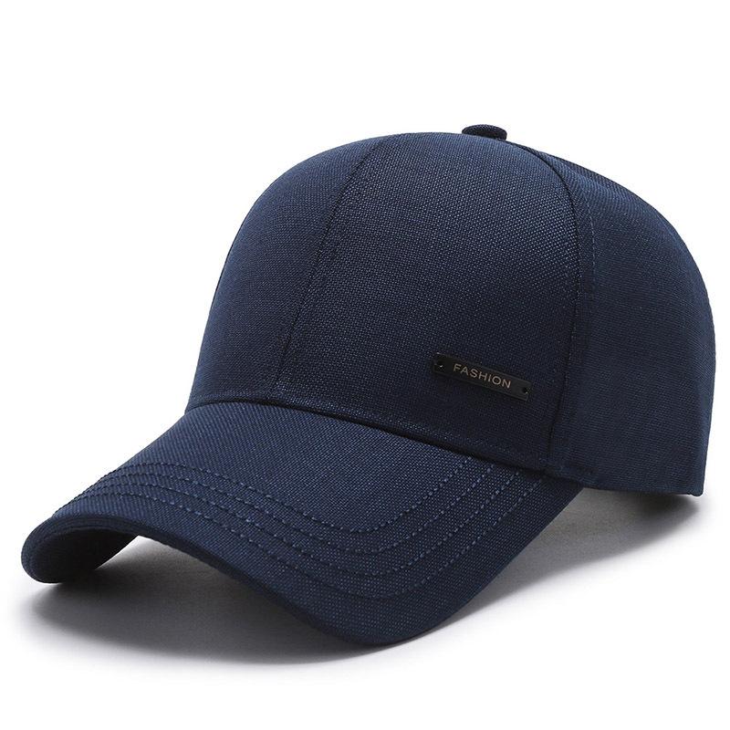 Кепка мужская весенне-осенняя бейсболка среднего и старшего возраста летняя тканевая кепка