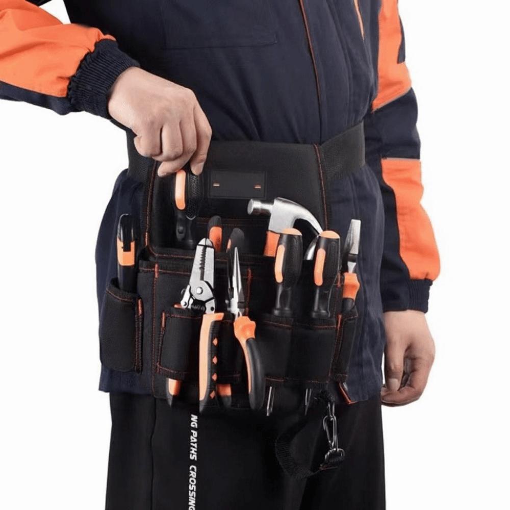 Large Capacity Woodworking Tool Belt Adjustable Design Multi Functional Tool Belt Carpenter Work