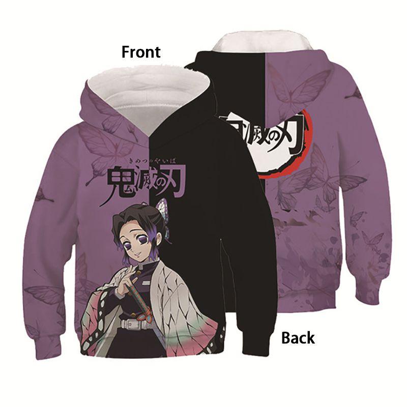 Anime Demon Slayer Kimetsu No Yaiba 3d Hoodie Men Women Pullover Hooded Top Soft Breathable Fabric