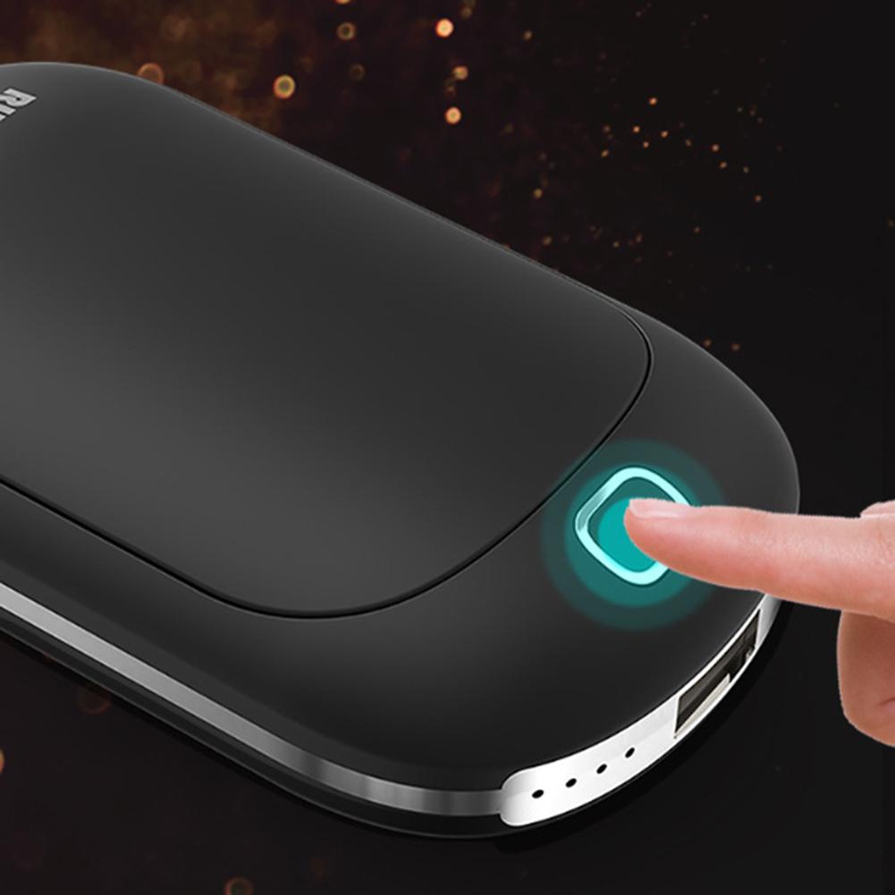 2 In 1 Magnetic Rechargeable Hand Warmers Fast Heating With 4 Level Electric Pocket-Sized Handwarmers For Winter Gifts