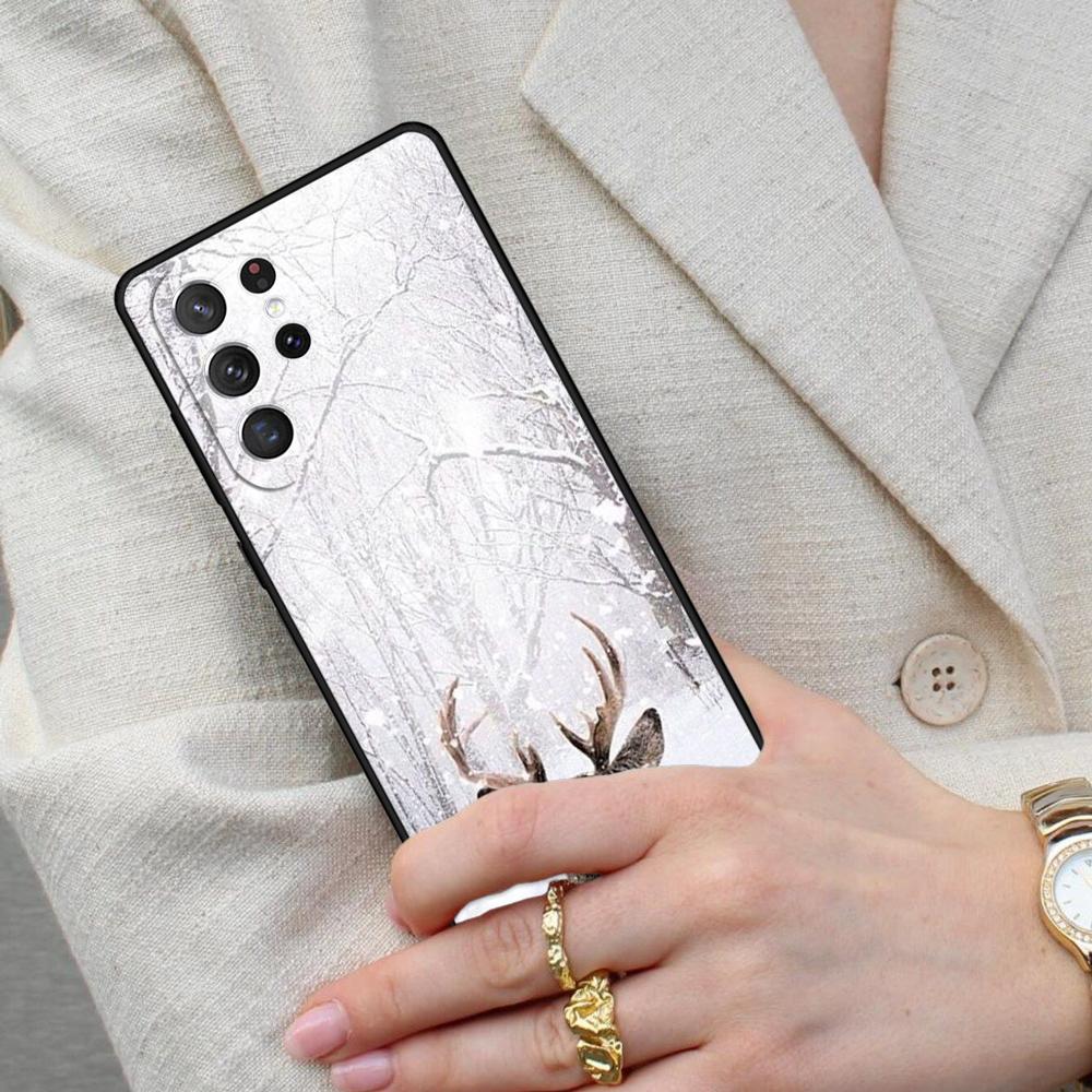 Чехол для телефона с оленями для Samsung Galaxy S26 Ultra S25 S24 S23 S22 S21 S20 Note10