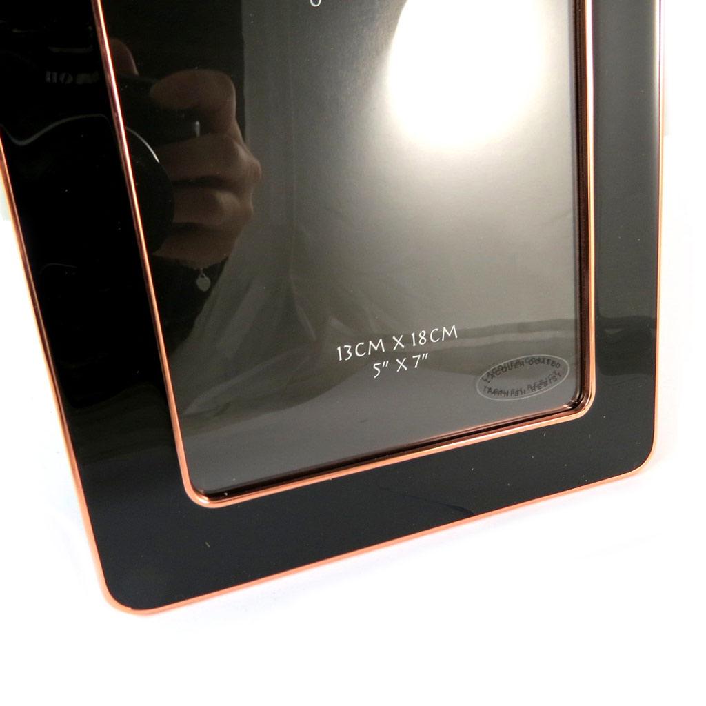 Les Trésors De Lily [N9589] - Фоторамка 'Дизайн' черное золото, роза (13х18 см)