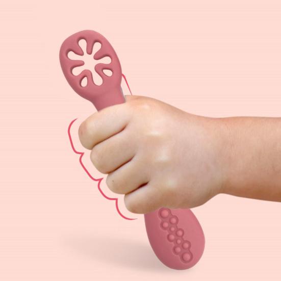 2 шт. ложки для кормления младенцев, силиконовая ложка с двойной головкой для отлучения младенцев, обучающая ложка, не содержащая бисфенол-А, столовые приборы для малышей