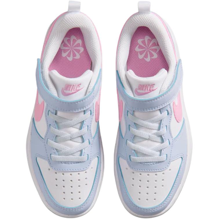 Nike Кроссовки Court Borough Low top для скейтбординга Бело-серые Детские IQ2726-101