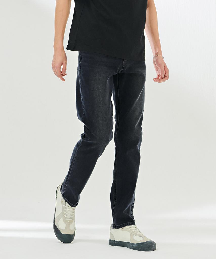 CHASECULT Men'S Hidden Elastic Waist Slim Denim Pants-Dark2311B04