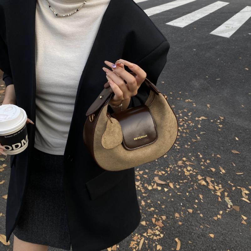 Ретро сумка-полумесяц, Простая повседневная сумка через плечо для работы, Модная сумочка