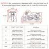 1 шт. Водонепроницаемый чехол для мотоцикла, ткань Оксфорд 210D, противоугольная пряжка, универсальная посадка, подходит для различных моделей мотоциклов, электрических