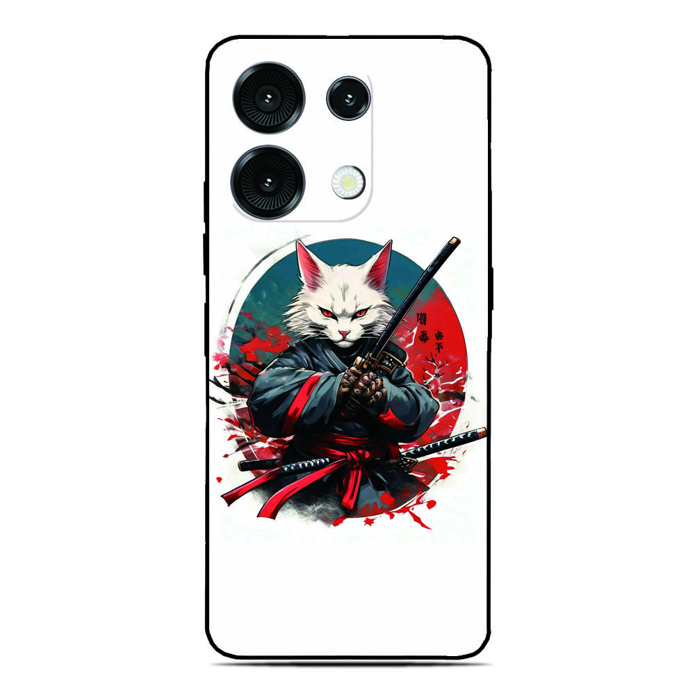 Samurai Mask Phone Case For Oukitel C69 C3 C2 C68 C62 C61 C57s C57 C58 P1 C1 Pro C59 C53 C51 C50 C38 C36 C35 C21 WP50 Cover