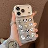 Чехол на весь экран с рисунком милого щенка для iPhone 17 16 15 14 13 12 11 Pro Max XS XR X SE 16E 16 Plus 17ProMax 17 Матовый чехол
