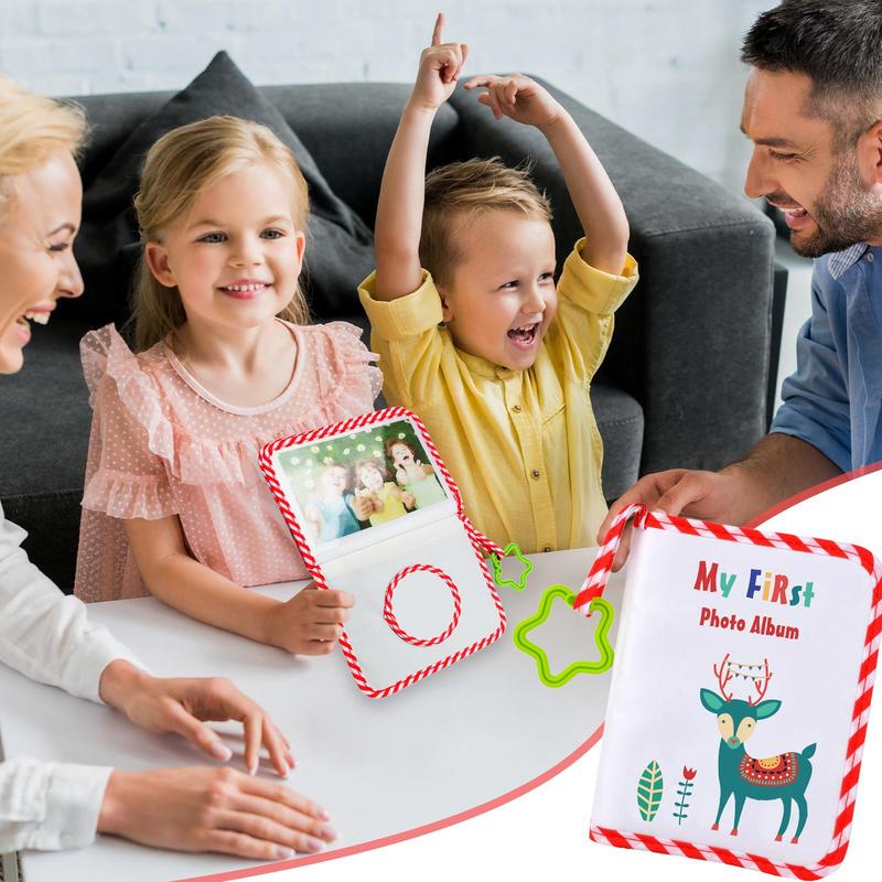Детская фотокнига, детские фотокниги первого года жизни, эластичная детская семейная книга, фотоальбом для малышей, детский фотоальбом, игрушка для детского душа