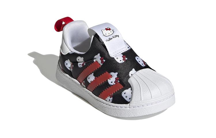 adidas Superstar 360 Hello Kitty Облачно-белый Основной черный Ярко-красный TD GY9214