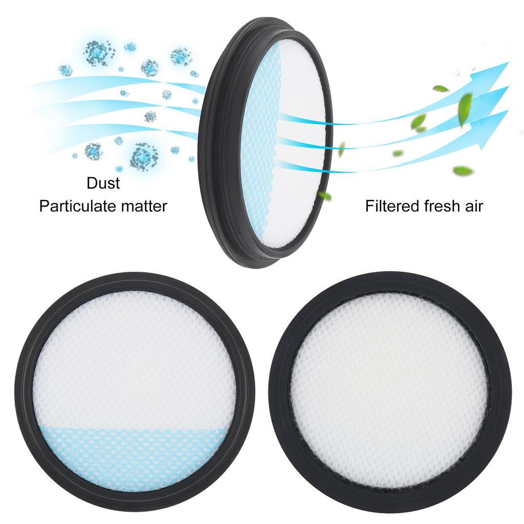 6 шт. ручной набор фильтров для пылесоса с поролоновой губкой, сменный комплект моющихся фильтров