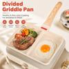 Temperature Sensing Breakfast Skillet Maifan Stone Coating Steak Frying Pan  Breakfast