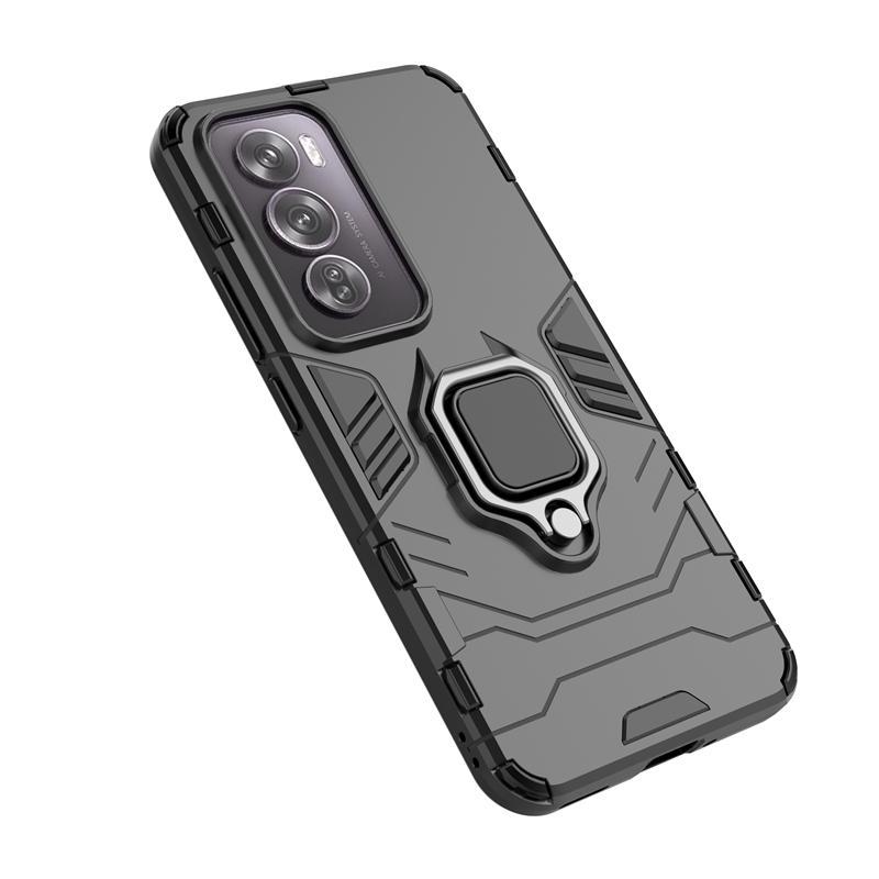 Для OPPO Reno 12 5G чехол противоударный бронированный металлический чехол-кольцо для OPPO Reno12 Reno 12 магнитный автомобильный держатель чехол для телефона