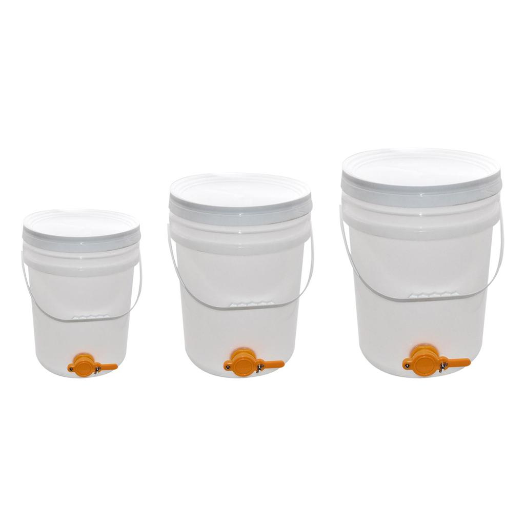 Ведро для меда Пчеловодческие принадлежности белое удобное в использовании большое