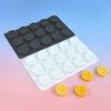 Food Grade Silicone Baking Molds Make 15 Round Waffles Chocolates And Cookie Multipurpose Baking Supplies