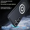 For Samsung Galaxy S24+ Case Graphene + Brass Heat Dissipation Silicone PC Phone Cover Support Magnetic Car Mount