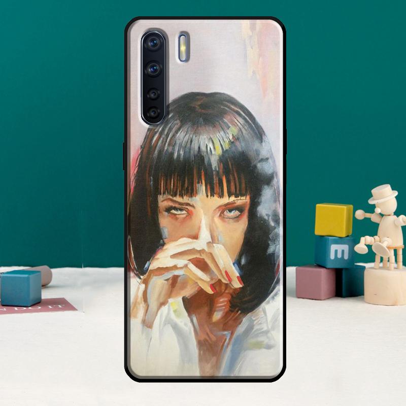 Pulp Fiction Phone Case For Oppo A15 A74 A94 A54 A18 A38 A58 A78 A98 A40 A60 A80 A16 A76 A96 A57S A17 A77