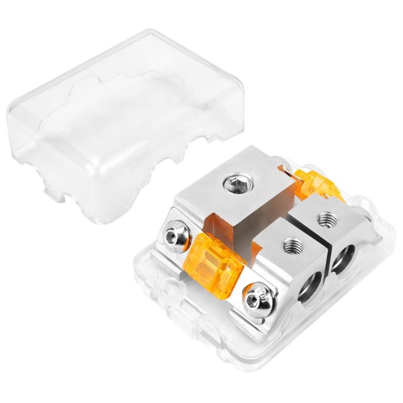 Vehicle Circuit Expansion Kit 1 To 2 Way Fuses Box With Overload Protection Ideal For Car Audios And Lighting Upgrades