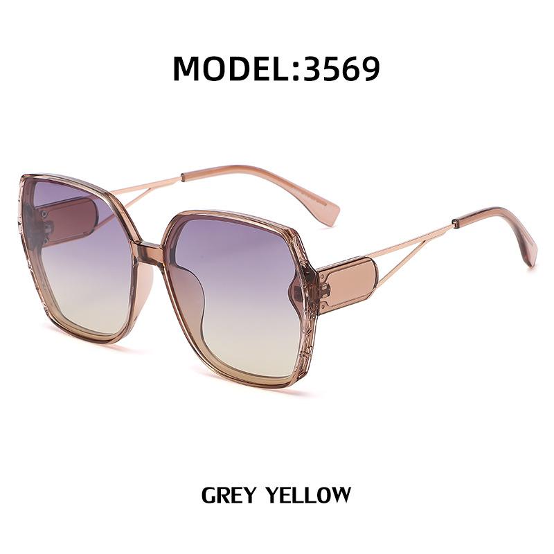 Fashion TR polarized sunglasses ladies ins large frame sunglasses women's sunglasses