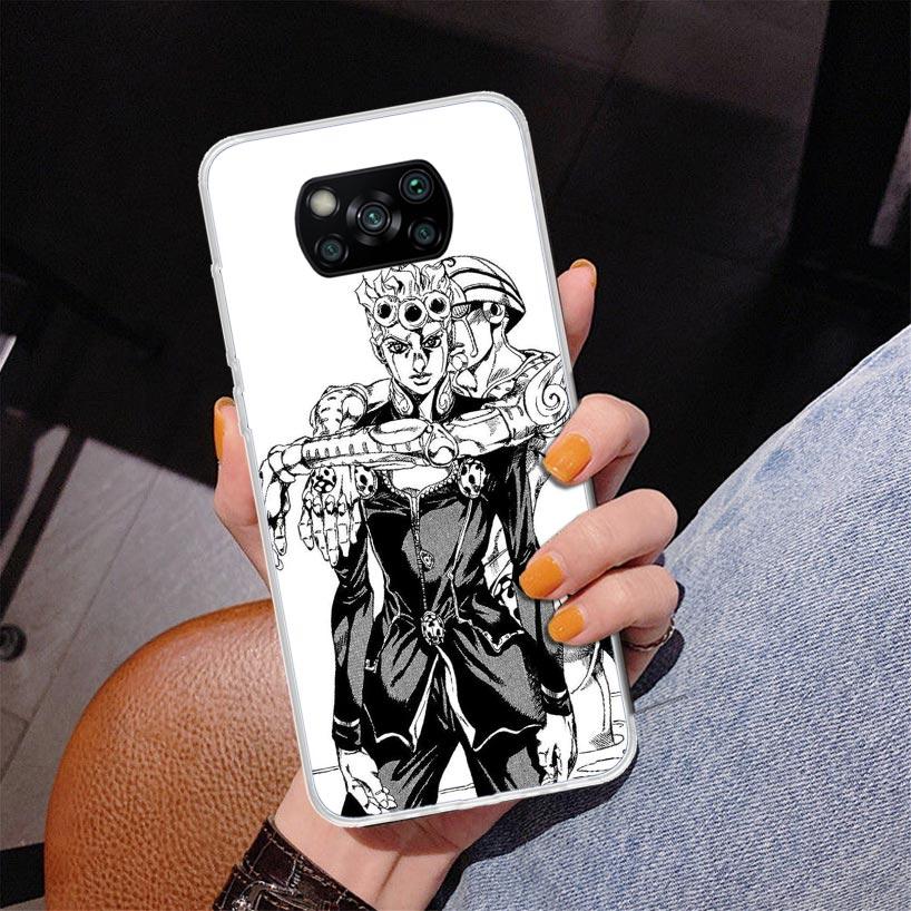 Чехол для телефона JoJo's Bizarre Adventure для Xiaomi Poco X7 X6 X5 Pro F7 Ultra Redmi 15C 15 13C 13 12C 12 10 10A 10C 9 9A 9C 9T Чехол P