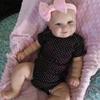Куклы Reborn Baby Dolls Девочка 45 см 17,7 дюйма Реалистичные куклы новорожденных младенцев, которые выглядят как настоящие куклы, мягкое силиконовое виниловое тело