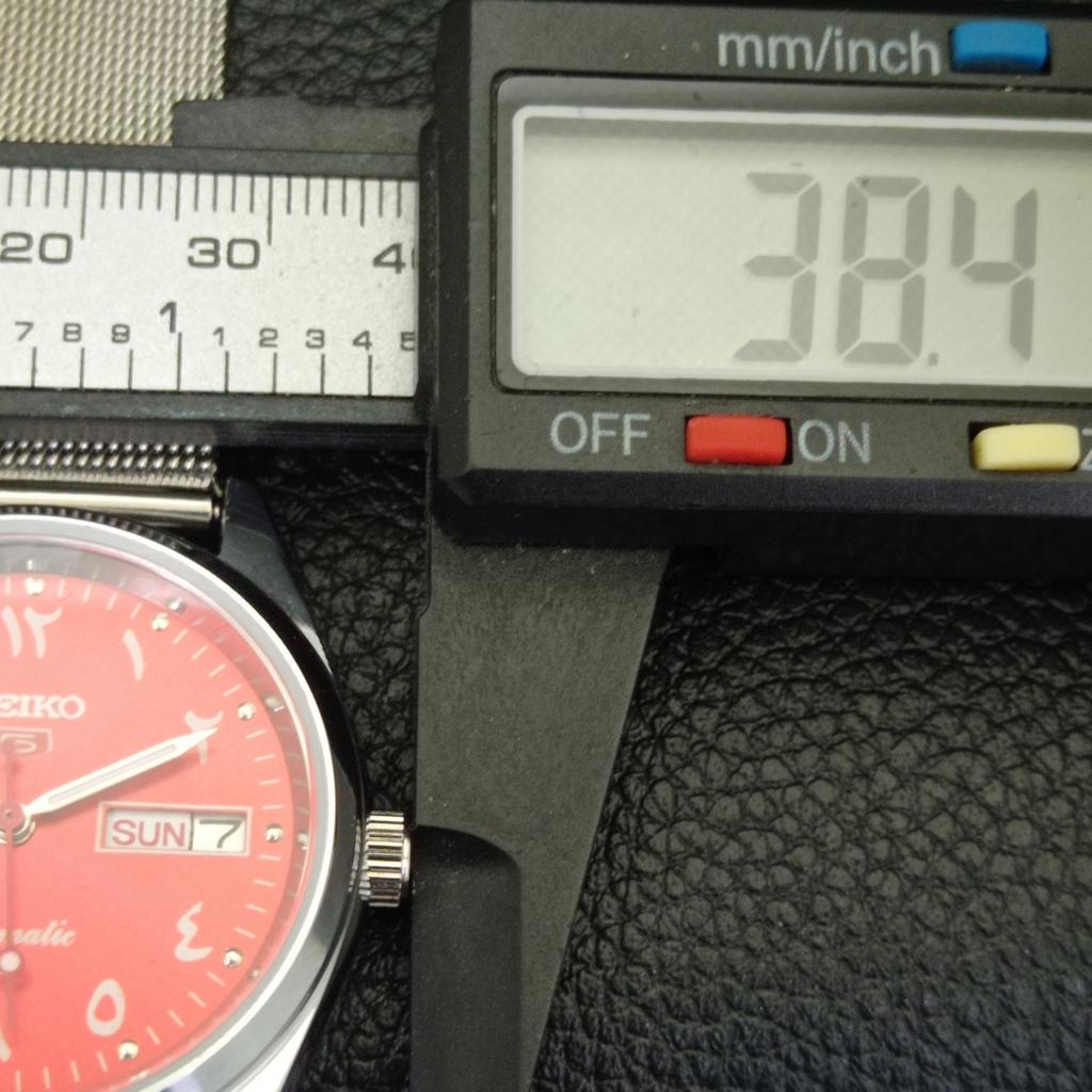 АВТОМАТИЧЕСКИЕ ВИНТАЖНЫЕ ВОССТАНОВЛЕННЫЕ SEIKO 5 ЯПОНИЯ 6309A МУЖСКИЕ ЧАСЫ С КРАСНЫМ ЦИФЕРБЛАТОМ a441164-4