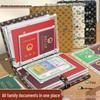 Magnetic Document Organizer: Birth Certificate & Family Card Holder, Household Register & Vaccination Record Album