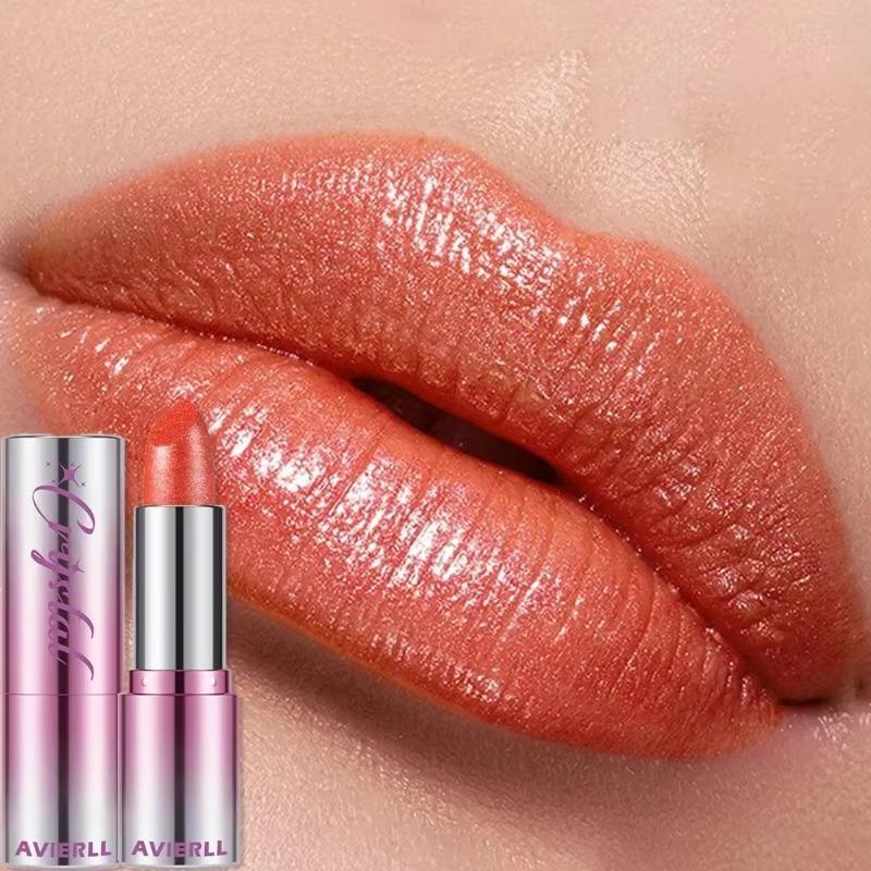 14Color Metallic Violet Lipstick Polarizing Pigment Diamond Glitter Lipgloss Waterproof Lasting Gold Pearl Shine Sexy Lip Makeup