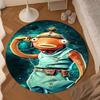 Game Fort-nite Round Rug for Livingroom,Bedroom, Palyroom, Chair Rug, Area rug, Circle Carpet, Large Size Fan Christmas gift