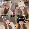 Cold Proof Knitted Hat Windproof Ear Protector Hat Fashion Pullover Hat  Women