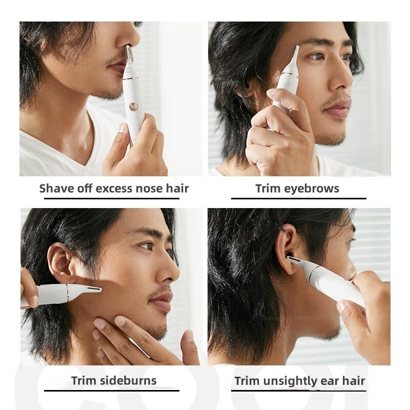 SOOCAS N1 Nose Hair Trimmer Multifunctional Trim Eyebrows Sideburn Hair Ears Hair Portable Waterproof Electric Vibrissa Shaver
